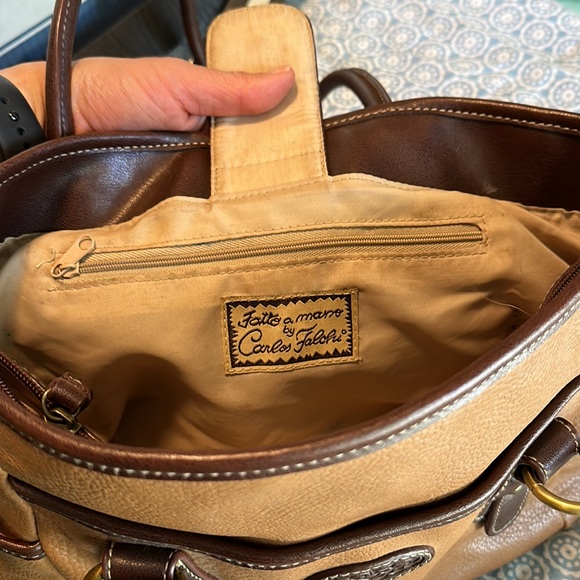 Carlos Falchi Shoulder Bag purse - Picture 4 of 4